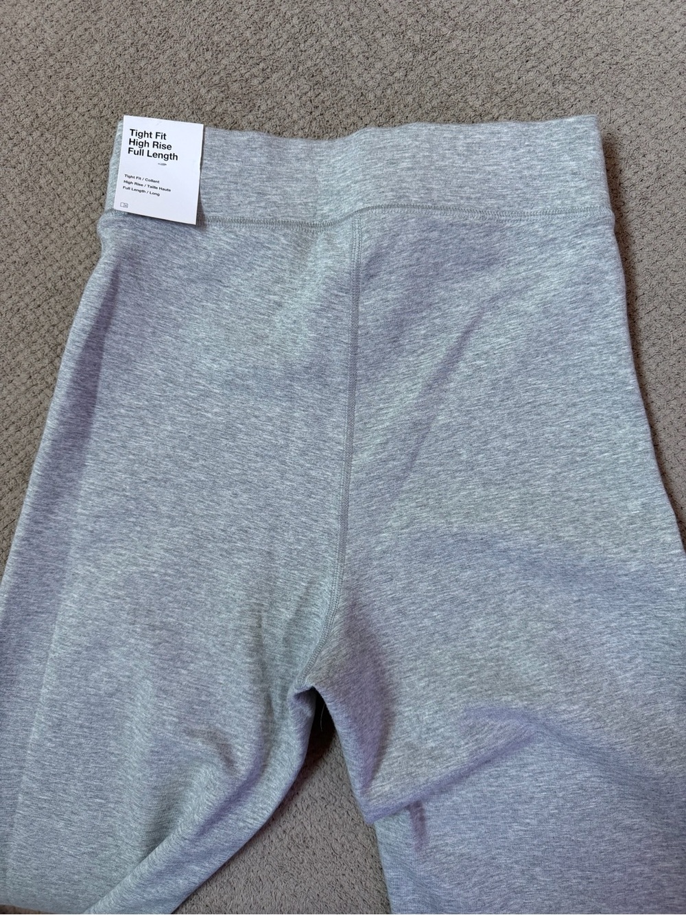 Nike Sportswear Womens Small Grey Tight Fit High Rise Full Length Yoga Pants NWT - Picture 5 of 13